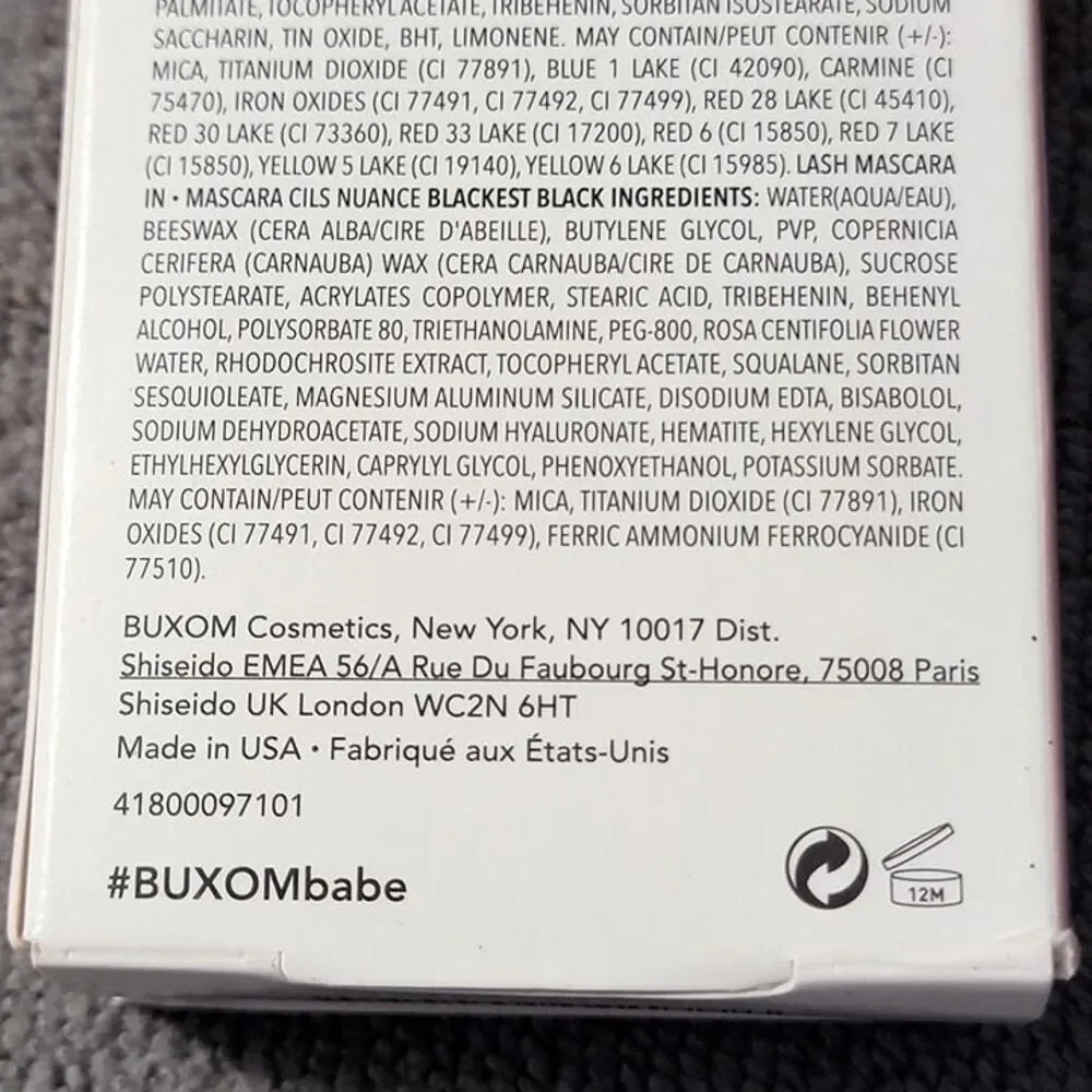 Buxom Lip & Lash Duo: Mile High Lip Gloss in Clair & Mini Mascara